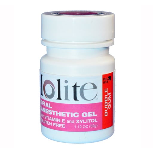 IOLITE - Benzocaine 20% Gel Bubble Gum 1.12oz.