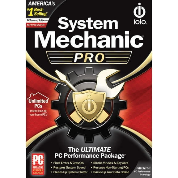 IOLO System Mechanic Pro - 1-Year | 10 Devices (Windows)