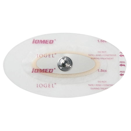 IOMED disposable electrodes, TransQE, small (1.5/2.0cc), 12/box