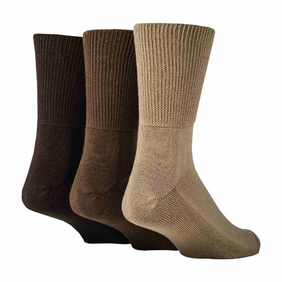 IOMI Footnurse - 3 Pack Unisex Extra Wide Bamboo Diabetic Socks