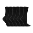 thumbnail image 1 of IOMI - Ladies 6 Pack Non Elastic Diabetic Socks With Hand Linked Toe Seams, 1 of 2