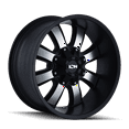 thumbnail image 1 of ION 189 20X9 8X180 18ET 124.1CB SATIN BLACK/MACHINED FACE, 1 of 2