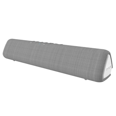 ION Audio - Meeting Mate Rechargeable Portable Bluetooth-Enabled Speaker with Built-In Microphone - Gray