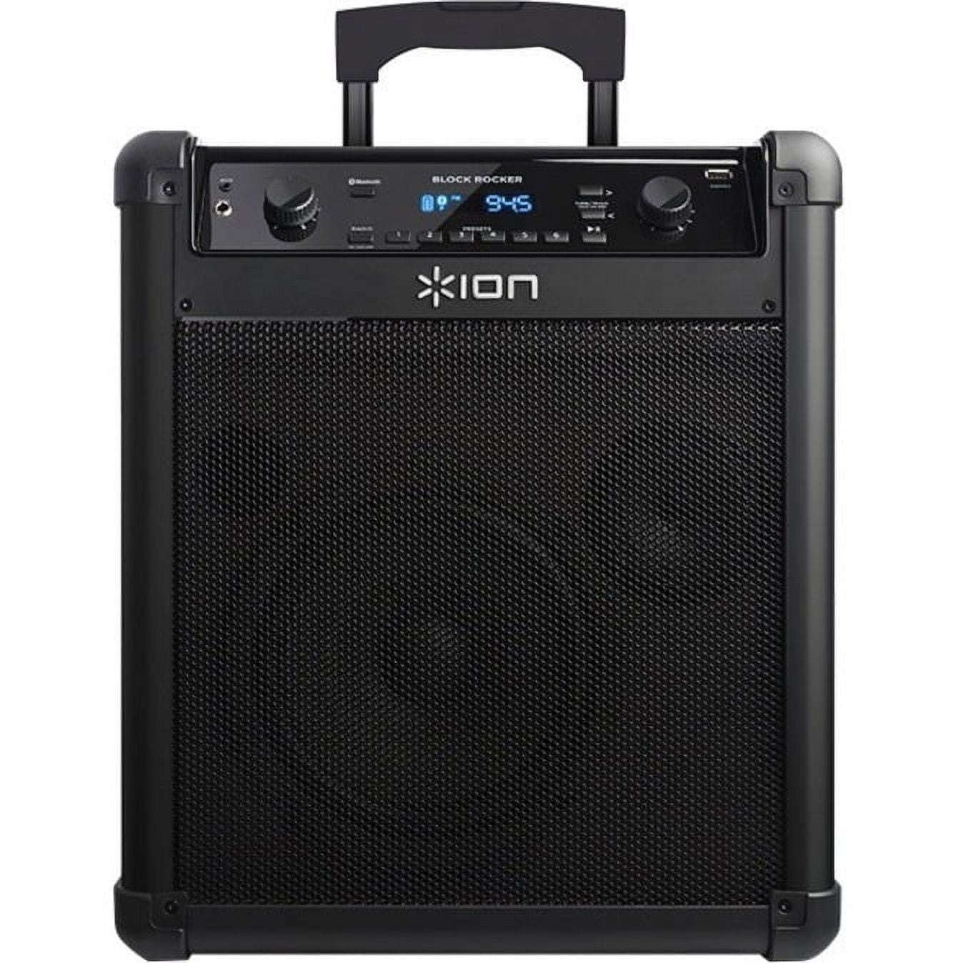 ION Block Rocker iPA76A Bluetooth Speaker System, 50 W RMS ION Block Rocker iPA76A Bluetooth Speaker System, 50 W RMS