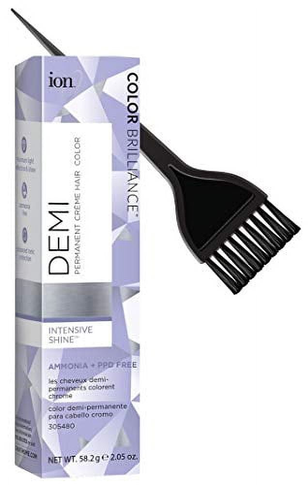 ION Color Brilliance DEMI PERMANENT Creme Hair Color Dye, PPD Free, Ammonia Free (w/Sleek Tint