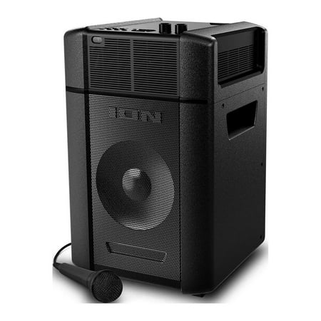 ION Audio - Projector Deluxe Speaker Battery/AC Powered Indoor/Outdoor Projector with Powerful Speaker - Black