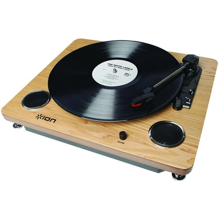 ION Audio - Archive LP Turntable - Wood Grain/Black