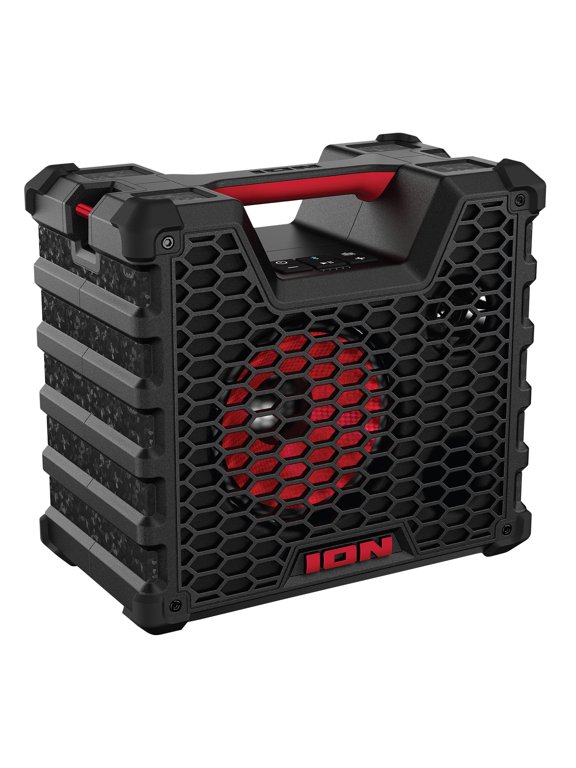 ION Tailgater Tough Rugged Portable All-Weather Wireless Speaker, Black, TLGATERTGHXUS