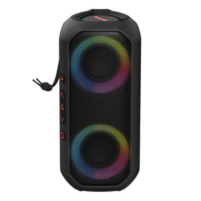 ION Uber Boom Built-in Handle LED Lighting Waterproof Wireless Bluetooth Portable Speaker, Black, UBERBOOMXUS