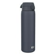 thumbnail image 1 of ION8 Leak Proof Flip-Top 1 Litre Stainless Steel Water Bottle, Dishwasher-Safe, Ash Navy, 40oz, 1 of 10
