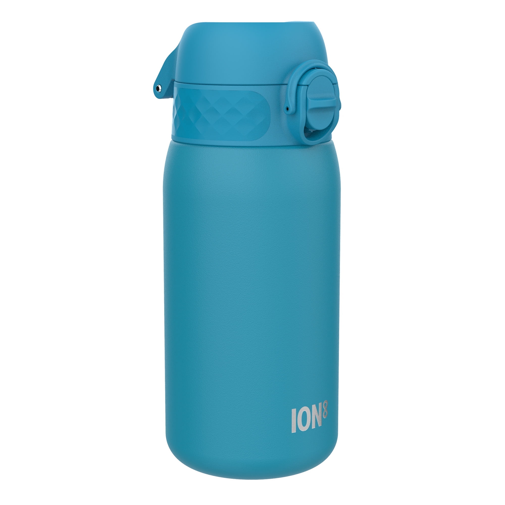 ION8 Leak Proof Flip-Top Insulated Steel Kids Water Bottle, Dishwasher-Safe, Blue, 320ml (11oz)