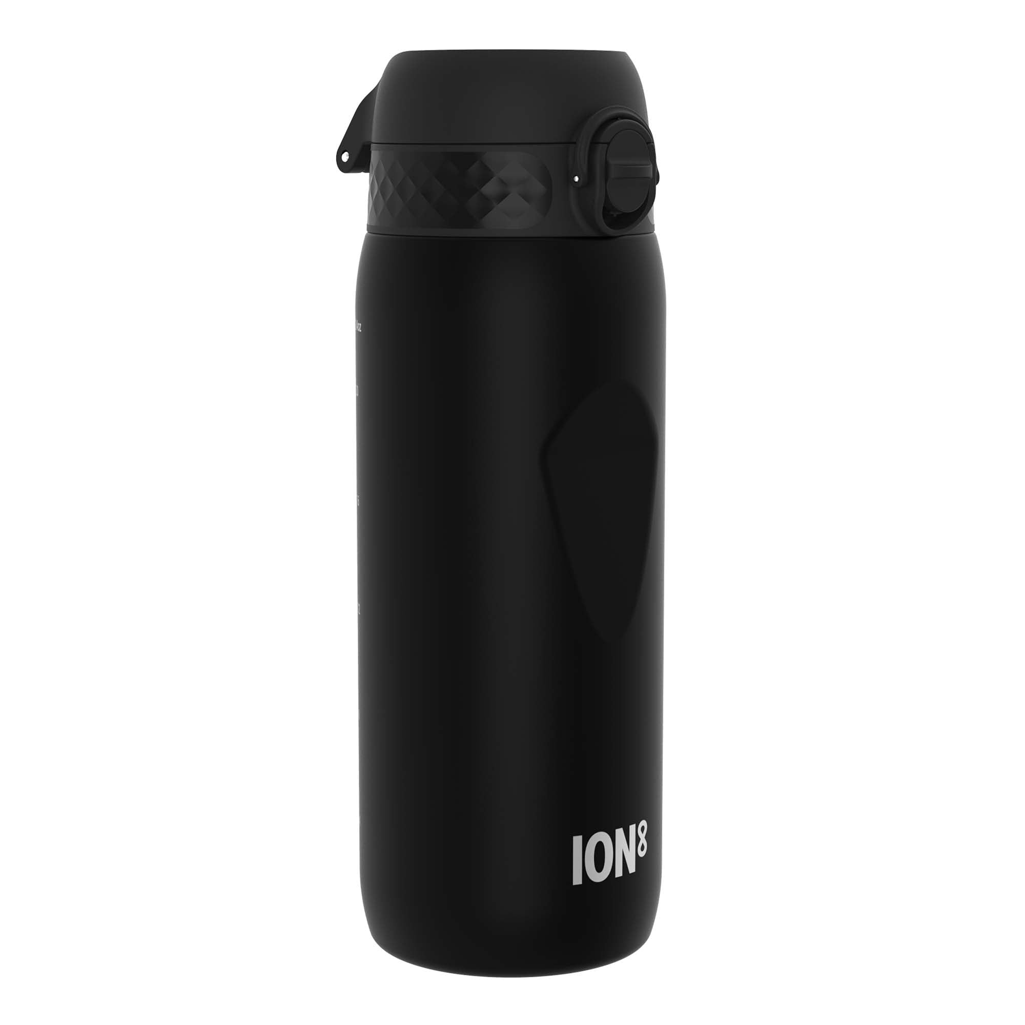 ION8 Leak Proof Flip-Top Sports Water Bottle, BPA Free, Dishwasher-Safe, Black, 750ml (24oz)