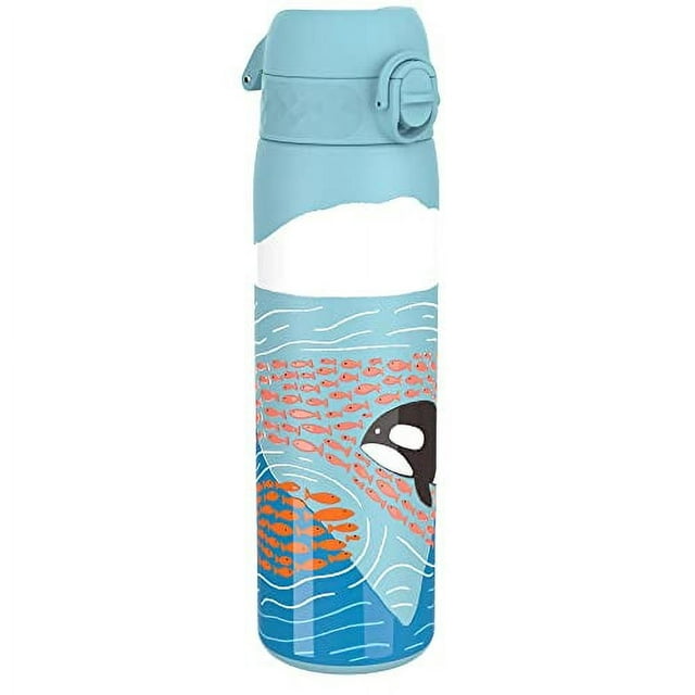 ION8 Leak Proof Flip-Top Stainless Steel Slim Water Bottle,Dishwasher ...