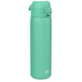 thumbnail image 1 of ION8 Leak Proof Flip-Top Stainless Steel Slim Water Bottle, Dishwasher-Safe, Teal, 600ml (20oz), 1 of 9
