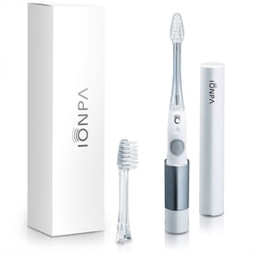 IONPA DM-011 White Compact Ionic Power Electric Toothbrush with Travel Cap