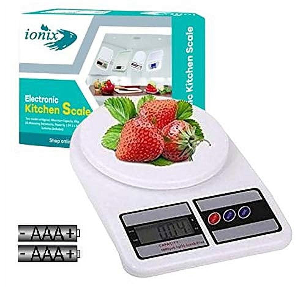 IONIX Weighing Machine for Food Capacity 10Kg Weight Machine for ...