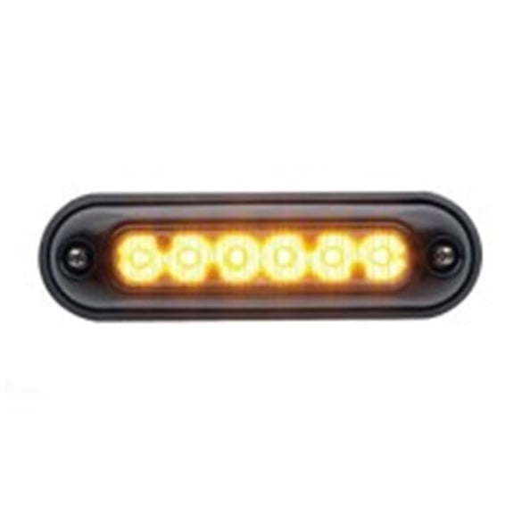 IONSMA Ion Series Surface Mount with LED Strobe Light, Amber Black