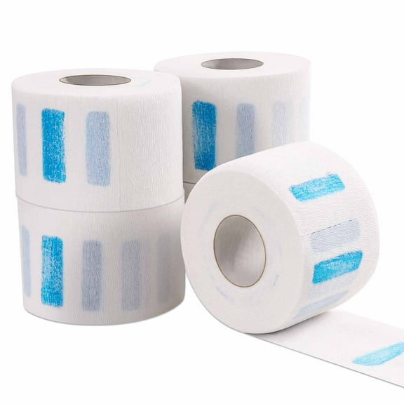 IOOROSE Neck Strips 500 Count Value Pack Disposable Barber Paper (5 Rolls)