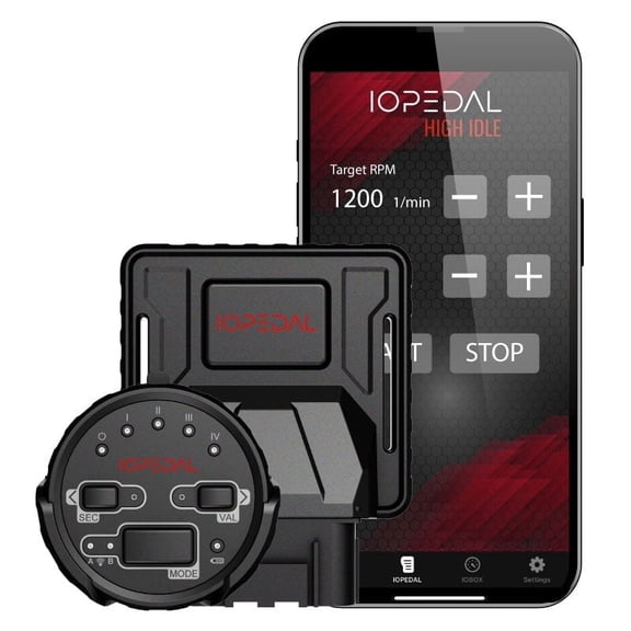 IOPEDAL High Idle Throttle Response Controller & Pedal Tuning Box for Mercedes-Benz Sprinter (VS30, 2018+) 2500 3.0L V6 Diesel