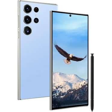 IORTUPIO U24 Ultra Unlocked Smartphone, 8 256GB, Android 13.0, 50 108MP Camera, 6.8" HD, 6800mAh, Dual SIM, Blue