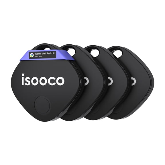 IOS And Android Bluetooth Tracker, Mini Smart Air Tracker Tags-4 Pcs, Key Finder and Item Locator Works with Apple Find My And Android Find Hub, Tracker Tag for Keys/Luggage/Wallet, etc.