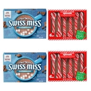 IOS Edible Peppermint Candy Cane Spoon 2Boxes And Marshmallows Hot Chocolate 2Boxes, Bundle WIth Pamaskong Tasa Mixed Bundle 24 Pcs Set.