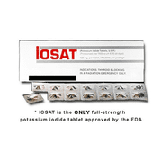 IOSAT 130 mg Potassium Iodide Tablets, 5 Count Health and Beauty