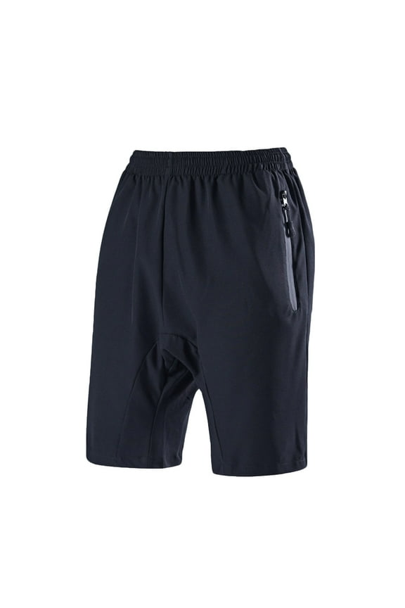 Big & Tall Athletic Shorts for Men Outdoor Quick Dry Breathable Solid Running Knee Length Short Pants with Pockets
