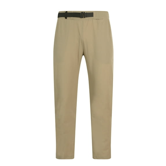 IOTUERG Chino Pants for Men Big & Tall Dressy Business Casual Khaki Pockets Full Length Pant Trousers with Belts