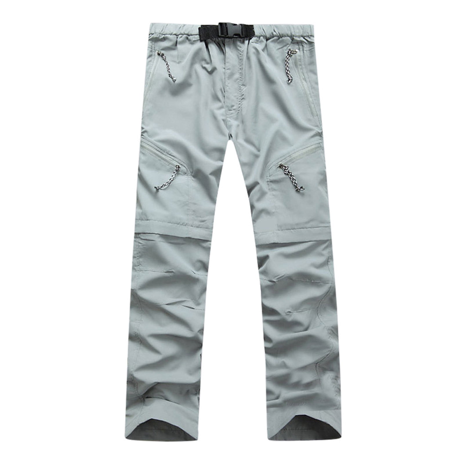 IOTUERG Mens Hiking Pants Convertible Zip Off Lightweight Quick Dry ...