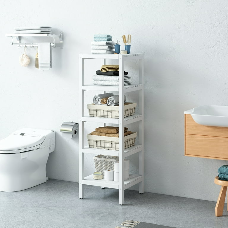 Spa Style Crate Shelf Towel Rack Crate Bathroom Organizer -   Crate  shelves bathroom, Small bathroom decor, Bathroom organisation
