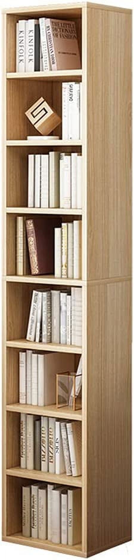 Lkeiyay 5-Cube Bookcase Storage Shelf - Oak Finish, Multi-Purpose Organizer For Living Room & Office
