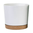 thumbnail image 1 of IOTdou 6.5" Round Flowerpot, Self Watering Pot, Plastic Flower Planter, Outdoor Plant Pot with Drainage Holes and Saucers for Growing Vegetables, Succulents and Flowers, 1 of 8