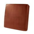 thumbnail image 1 of IOTdou Artificial Leather Couch Cushion Cover, Sofa Seat Slipcover, Waterproof Furniture Protector, Elastic 20"-28" Single-Seat Case for Home Office RV Sectional Armchair Pets, 1 of 6