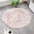 thumbnail image 1 of IOTdou Circle Rug, Round Carpet, Round Entryway Rug, 11.8 Inch Round Rug, Soft Washable Fuzzy Rug for Home, Office, Fluffy Fuzzy Bedroom Carpet, Small Round Area Rug, Washable Circle Rug, 1 of 2