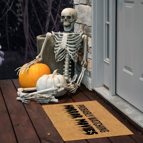 IOTdou Fall Doormat, Front Porch Rugs, 1 PC 15.7 x 23.6 Inch Door Mats Outside, Door Mat Outside Entrance for Indoor Outdoor Home, Office Decoration, Welcome Mat, Autumn Front Door Mat