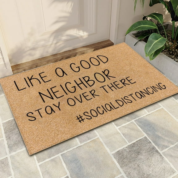 IOTdou Funny Door Mat, Welcome Mat, 15.7 x 23.6 Inch Front Door Mat, Standard Outdoor Welcome Mat for Home, Patio, Office, Resterant, Shop Decoration, Funny Doormats, Door Mat Outside Entrance