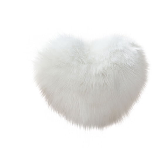 IOTdou Heart Pillow Valentine's Day Pillow Love Plush Throw Pillow 15.8 inch Decorative Cushion for Home Office Couch Valentines