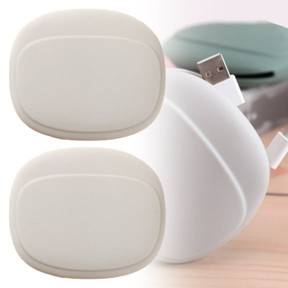 IOTdou Silicone Headphone Organizer, 1/2 Pcs Headphone Case, Zippered Mini Storage Bag, Data Cable Storage Case for Outdoor Camping, Hiking, Silicone Wired Earbud Case Key Box Purse