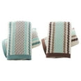 thumbnail image 1 of IOTdou Towels, Hand Towels, Bath Hand Towels, Queen Size Pure Cotton Bathroom Hand Towels, Soft Absorbent Striped Bath Towels for Home, Hotel, Decorative Hand Towels for Bathroom, 13.8" x 29.5", 2pcs, 1 of 6
