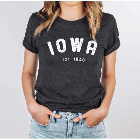IOWA EST1846 Graphic Short Sleeves Tees