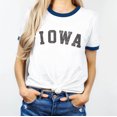 thumbnail image 1 of IOWA Graphic Ringer Tee, 1 of 5