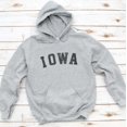 thumbnail image 1 of IOWA Graphic Unisex Sponge Fleece Hoodie, 1 of 7