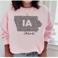 thumbnail image 1 of IOWA MAP Graphic Unisex Fleece Pullover, 1 of 9