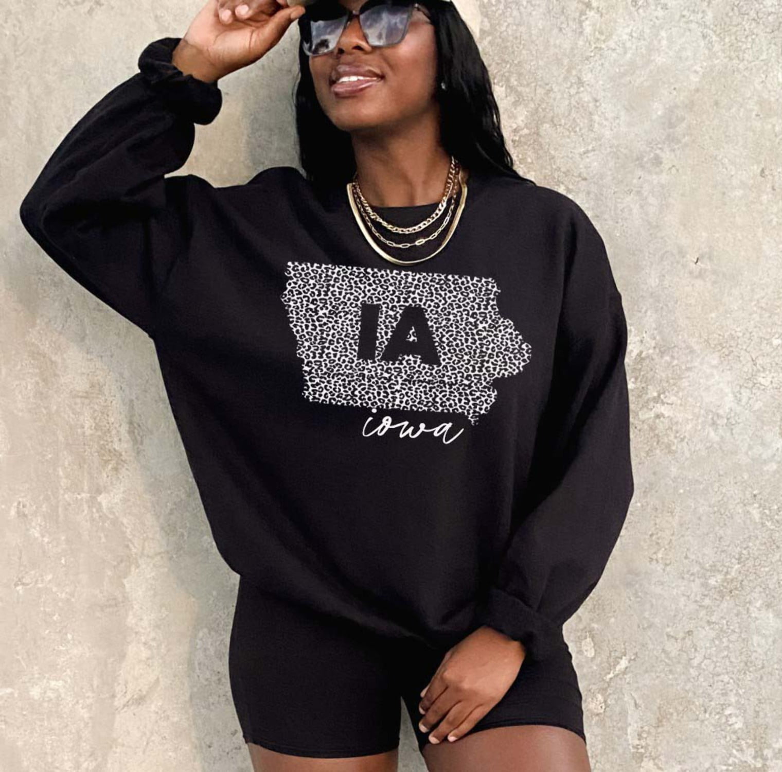 University Of Iowa Official Alumni Pullover Hoodie - Unisex Adult Hooded Sweatshirt, 50/50 Cotton Polyester, Printed In USA