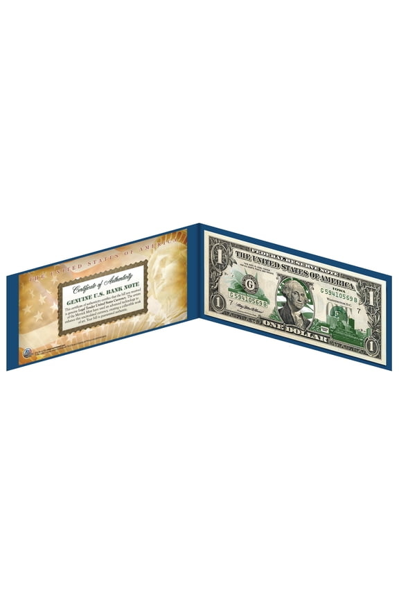 IOWA State $1 Bill *Genuine Legal Tender* U.S. One-Dollar Currency *Green*