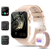 IOWODO Smart Watch for Women and Men, 1.91 Bluetooth Calling Digital Watch, Fitness Tracker, 100+ Sports Modes, IP68 Waterproof, Android iPhone Compatible