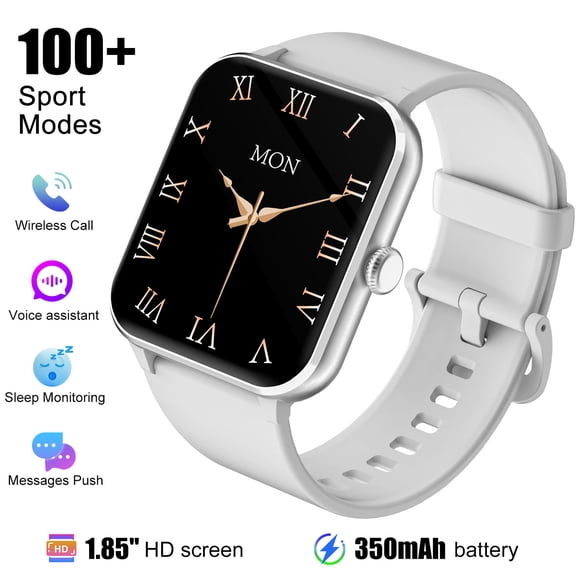 IOWODO Sleep Monitoring Breathing Training 10 m Waterproof 1.85" Touch Screen, Gray