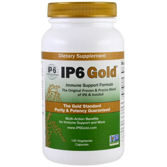 IP-6 International IP6 Gold, Immune Support Formula, 120 Vegetarian Capsules