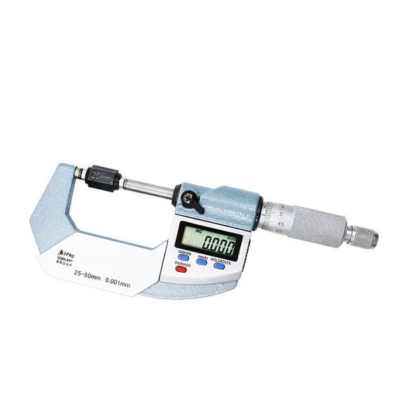 IP 65 Digital Micrometer 0.001 Mm Digital Caliper Vernier Gauge Micrometer 25-50 Mm Digital Outside Micrometer ,Easy to Use